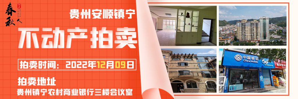 【12月09日】鎮(zhèn)寧縣商鋪、住宅、商業(yè)展位拍賣公告